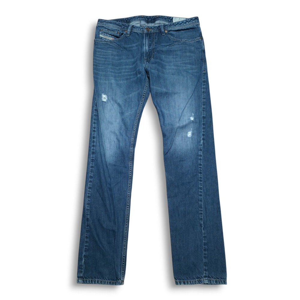 Diesel Shioner Jeans Mens Size 31 x 32 Slim Skinny Blue Denim Pants 100% Cotton